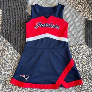 Kids Patriots NFL Team Cheerleader Dress Size 5/6